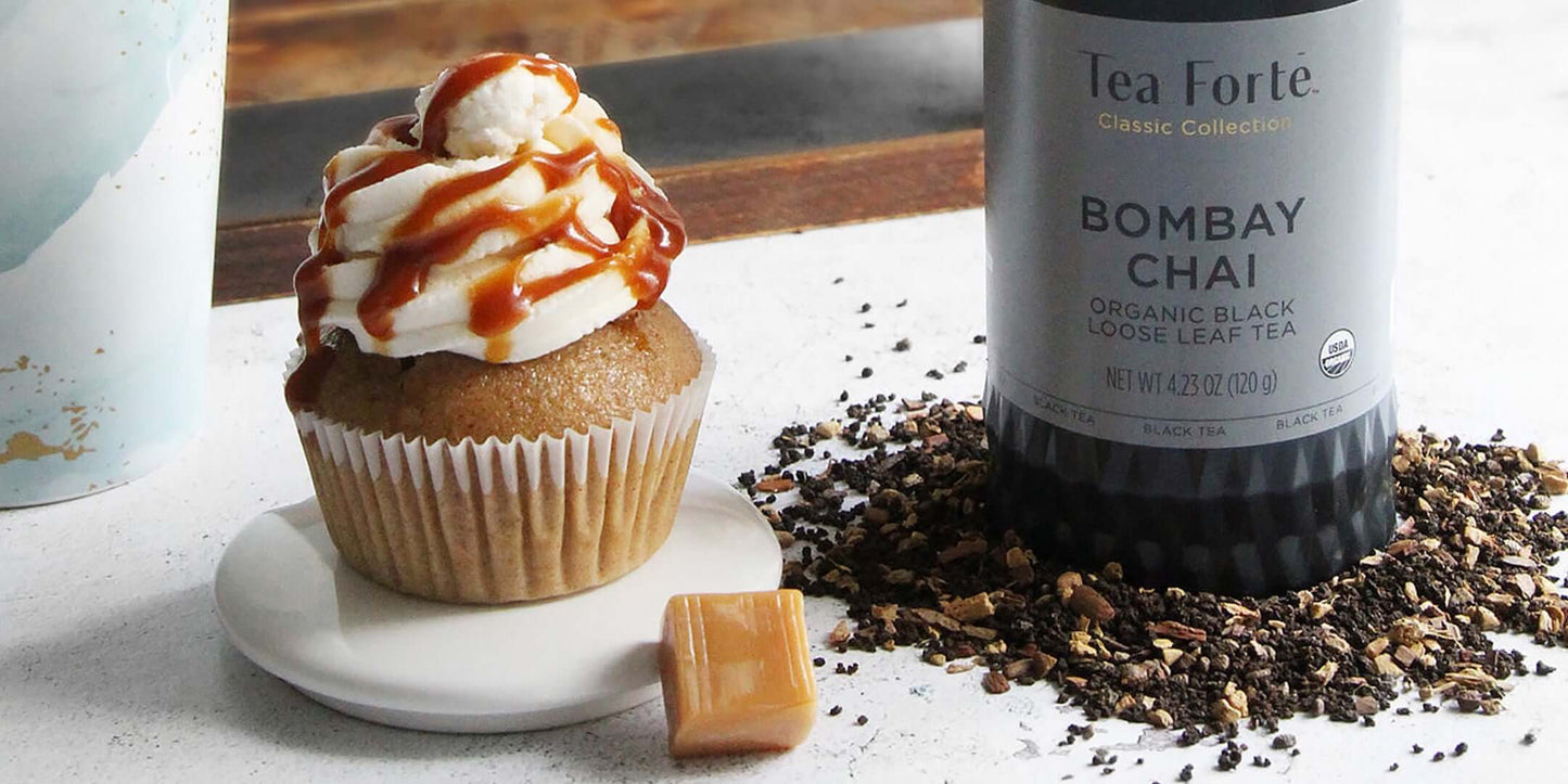 Caramel Chai Cupcakes