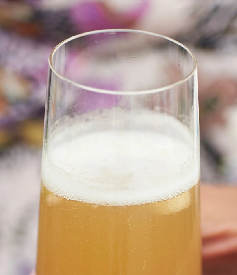 White Ginger Pear Champagne Cocktail