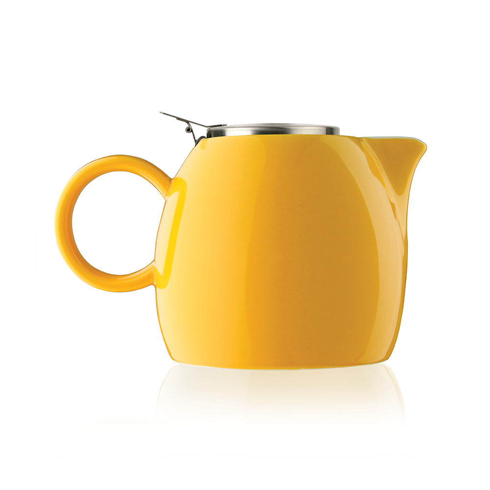 Pugg Teapot & Infuser Yellow
