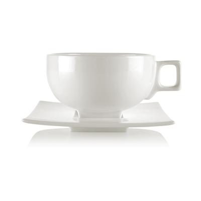 Solstice Tea Cup & Saucer Set of Six